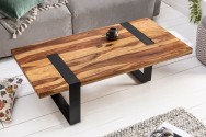 ROBY - 120 cm soffbord i sheeshamträ