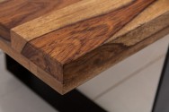 ROBY - 120 cm soffbord i sheeshamträ