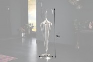 VINNI - 90 cm paraplyställ i silver