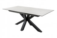 DIETHER - 180-225 cm matsalsbord med marmorutseende