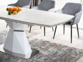 Cortez table white matt