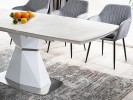 Cortez table white matt
