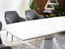 Cortez table white matt