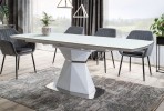Cortez table white matt