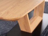 Santiago table oak / black mat