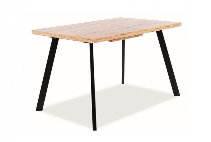 Brick table wotan oak / black