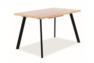 Brick table wotan oak / black