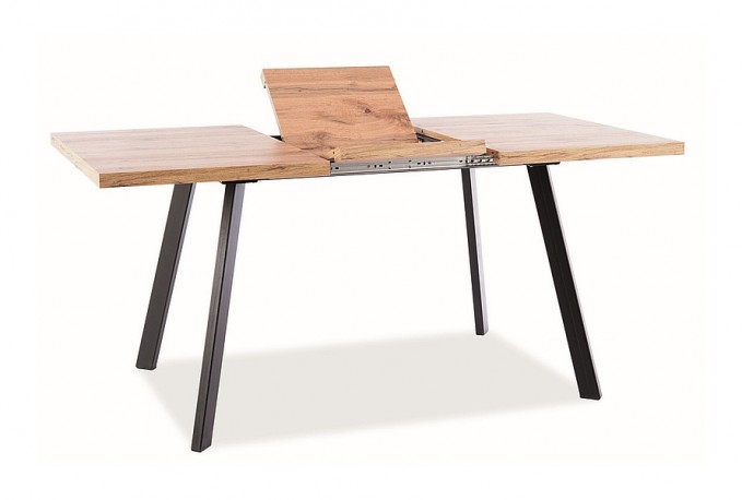 Brick table wotan oak / black