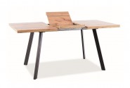 Brick table wotan oak / black