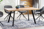 Brick table wotan oak / black