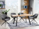 Brick table wotan oak / black