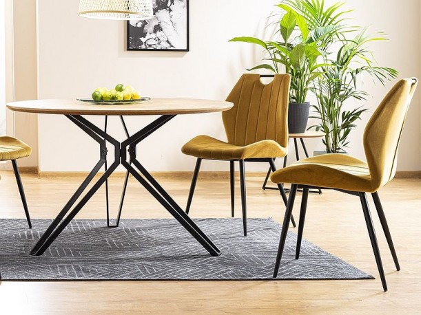 Colt table oak / black mat