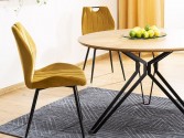 Colt table oak / black mat