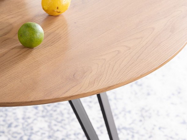 CLELAND - 100 CM - RUNT MATBORD EK