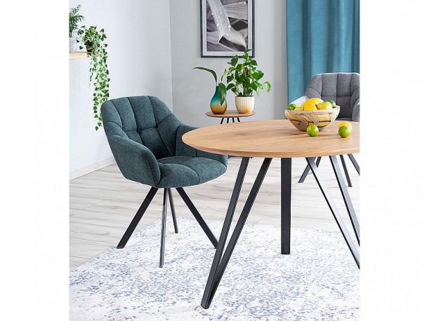 CLELAND - 100 CM - RUNT MATBORD EK