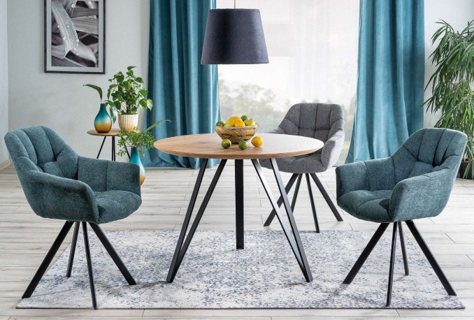 CLELAND - 100 CM - RUNT MATBORD EK