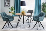 CLELAND - 100 CM - RUNT MATBORD EK