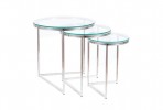 Trinity set of 3 tables silver