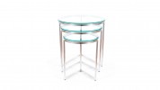 Trinity set of 3 tables silver