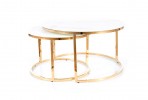 Muse set of 2 tables gold