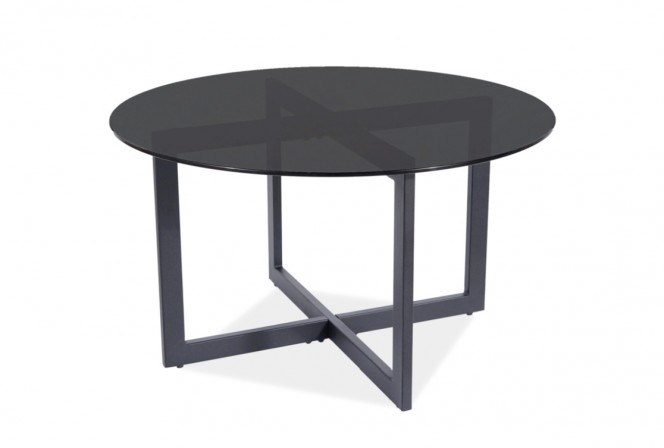 ALBA - 80 cm soffbord i mattsvart