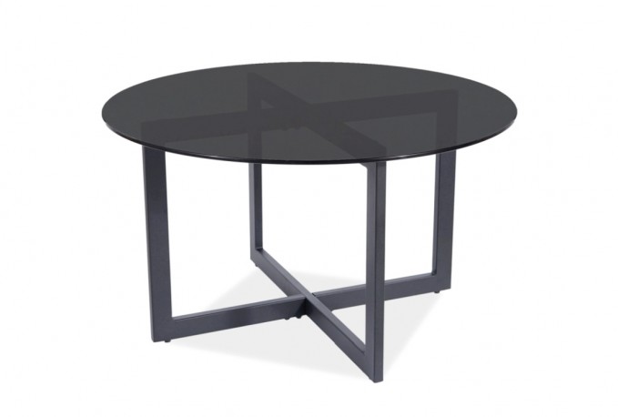 ALBA - 80 cm soffbord i mattsvart