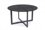 ALBA - 80 cm soffbord i mattsvart