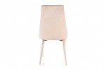 SUSIE - stol i beige sammet