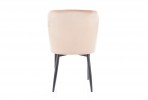 EDWARD - stol i beige sammet