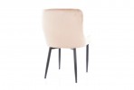 EDWARD - stol i beige sammet