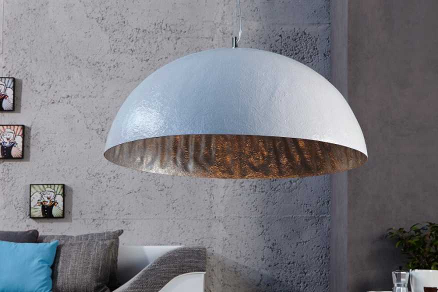 BLISTER - Ø50CM TAKLAMPA VIT/SILVER