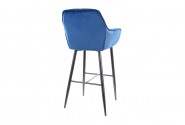 Cherry H-1 Velvet bar stool