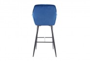 Cherry H-1 Velvet bar stool