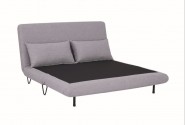 VERA - liten bäddsoffa i grått tyg