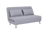 VERA - liten bäddsoffa i grått tyg
