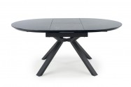 TEX - 130/180 cm matbord i svart marmor