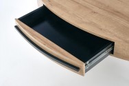 JOHAN - 120 cm soffbord i ek/svart