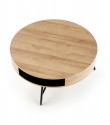 POINT - 80 cm soffbord i ek/svart