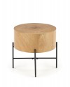 SAM - 45 cm soffbord i ek/svart
