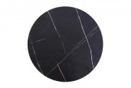 RORY - 80 cm soffbord i svart marmor