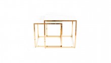 Gloria set of 2 tables gold