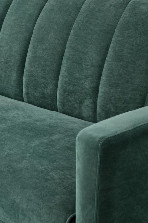 STEVEN - 192 CM soffa i mörkgrönt