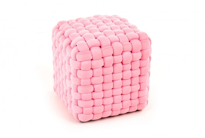 STORMY - puff i ljusrosa