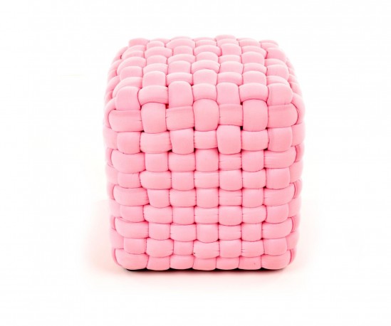 STORMY - puff i ljusrosa