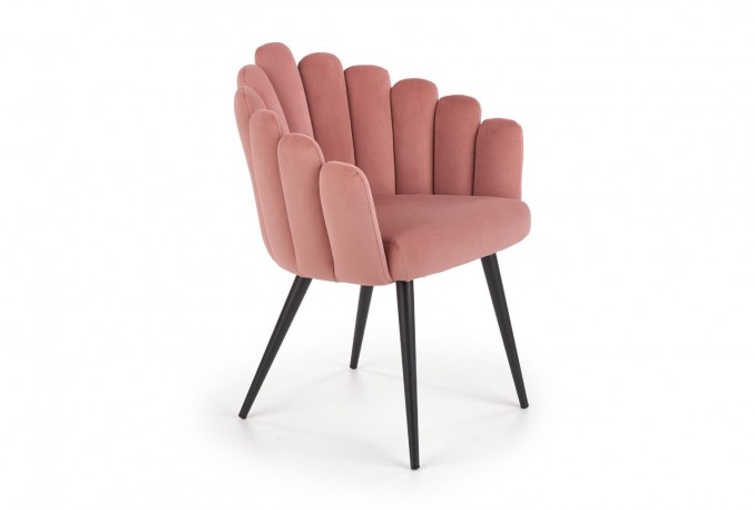 EVIE - Matstol i Rosa Sammet
