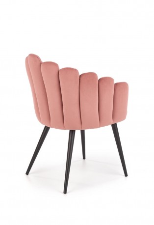 EVIE - Matstol i Rosa Sammet