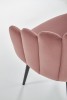 EVIE - Matstol i Rosa Sammet