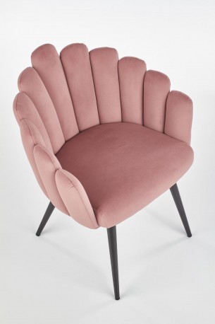 EVIE - Matstol i Rosa Sammet