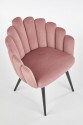 EVIE - Matstol i Rosa Sammet