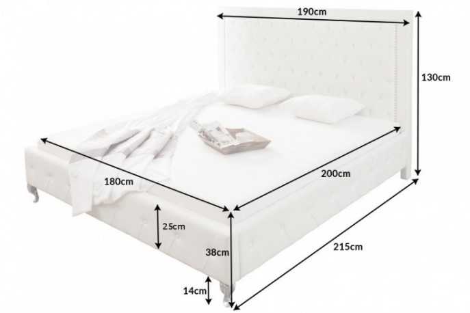 Bett Extravagancia 180x200cm weiss